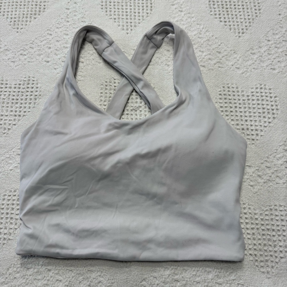 White Amazon Sports Bra (S?)